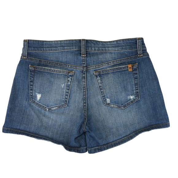 Joe's Jeans‎ Distressed Denim Shorts Women's Size 28 Stretch Amora HJFAMA4750 - Picture 2 of 5